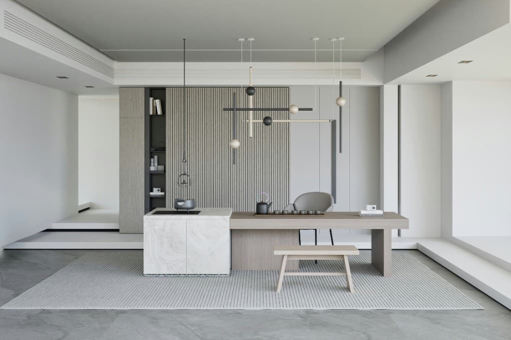 Μοντέρνος χώρος εργασίας με φυσικό φως και καθαρή αισθητική